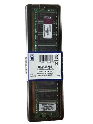 Kingston D6464B250 Memory 512 MB DIMM DDR 266 MHz/PC2100 2.5 V SK022 CC 22