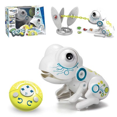 ROBO FROG Interactive Remote Control Toy with Tongue Flick Action Catch Coins