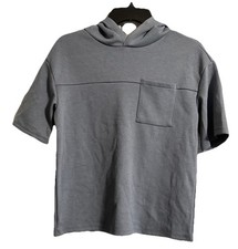 Art Class Boys XL 14 Hoodie, Short-sleeved, Blue-gray