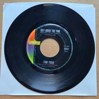 TIMI YURO Insult To Injury/Just About The Time 45 7'' Record Vinyl Records