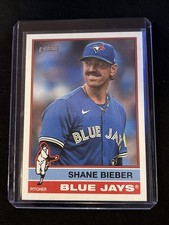 🔥Shane Bieber 2025 Topps Heritage High Number Image Variation #609 Blue Jays