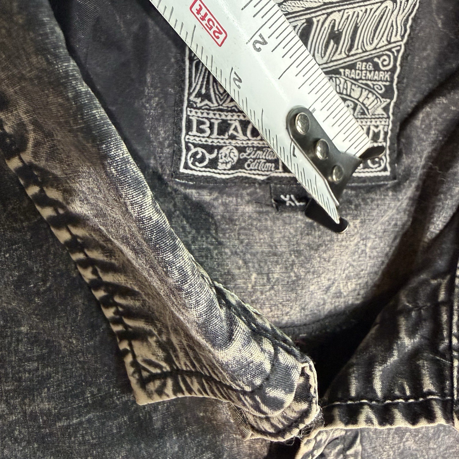 NEW Affliction Button Down Black Premium Long Sle… - image 11