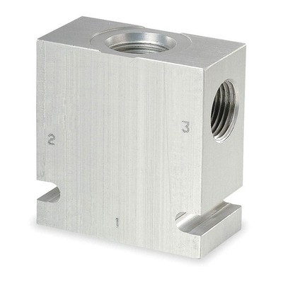 PARKER B10-3-8T Valve Base,3/4-16 SAE,Steel,10-3 Cavity 4DMK5