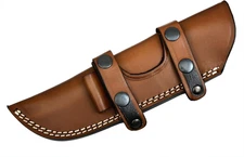 TOP GRAIN Leather Knife Sheaths for Fixed Blade Knives, RIGHT HAND Leather Knife