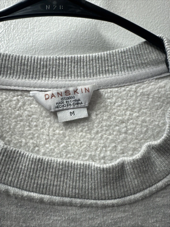 Danskin brand gray crew neck sweatshirt woman’s size M - Image 2 of 3