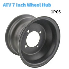 7 Inch Iron Rim 4 Hole 88mm For Go Kart ATV UTV All-Terrain 16x8-7 Wheel Tire