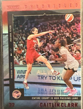2025 Panini Caitlin Clark Chronicled TARGET #39 RED HOLO