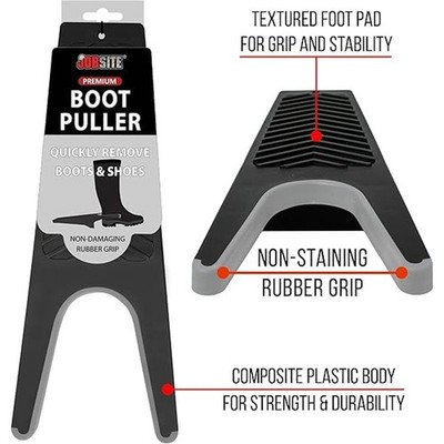 Premium Boot Puller - Rubber Grip Inlay - Shoe & Boot Remover-NEW-BB