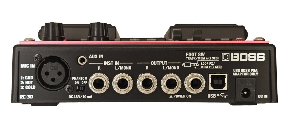 BOSS RC-30 ループステーション Amazon.com: BOSS RC-30 Loop Station Twin Guitar Pedal, Red