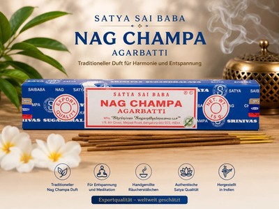 Satya Räucherstäbchen verschiedene Sorten 15g Naq Champa