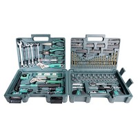 BrüDer Mannesmann 176-Tlg. Werkzeugkoffer M29086 Bits Bohrer Ratsche TÜV/Gs