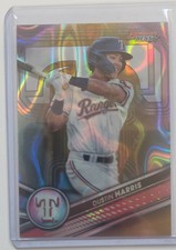 2022 Bowman's Best - Top Prospects Dustin Harris #TP-20 Gold Lava Refractor /75