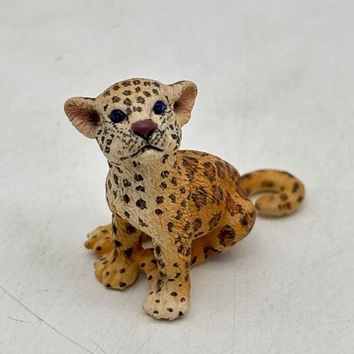Schleich Leopard Cub Figurine Wild Animal Miniature D-73527 2009 Jaguar
