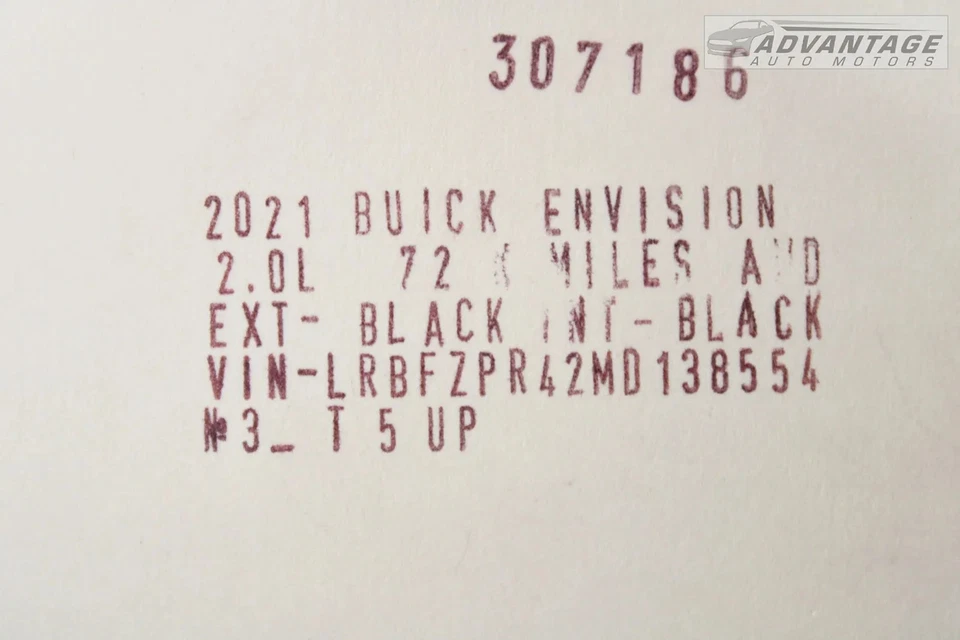 2021-2023 BUICK ENVISION 2.0L GAS EXHAUST SYSTEM MUFFLER W/ RESONATOR & PIPE OEM - Image 4 of 4
