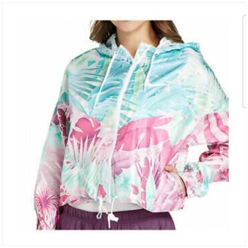Nike CT6073-496 Sportswear windbreaker running floral hooded Jacket Sz S  NWT$100