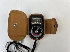 Weston Master II Universal Exposure Meter Model 735 w/ Original Leather Case