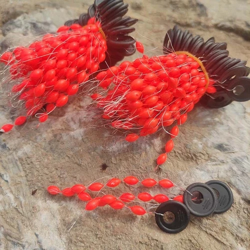 200pcs Fishing Rig Foam Floats Kit String Type Seven Star Float Foam Space Bean - Picture 9 of 15