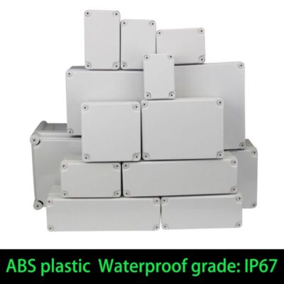 Waterproof Plastic Box Enclosure Project Junction Electronic Electrical Case Abs