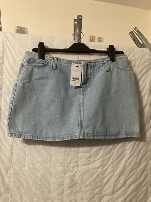 Next Ladies Mini Denim Skirt Size 14 BNWT RRP £35