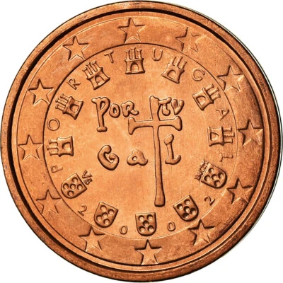 [#772928] Portugal, 2 Euro Cent, 2002, SUP, Copper Plated Steel, KM:741 - Photo 1/2