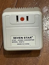 Seven Star 50W Step Down Transformer SS212 Travel Voltage Converter 220V to 110V