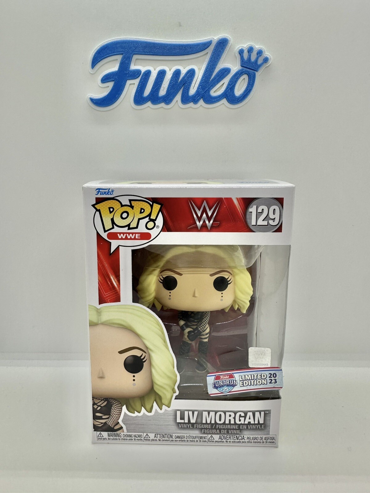 Pop WWE Liv Morgan 129 figurine de collection exclusive 9cm