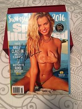 HAILEY CLAUSON SIGNED SPORTS ILLUSTRATED SWIMSUIT MAGAZINE HOT BIKINI AUTOGRAPH HAILEY CLAUSON SIGNED SPORTS ILLUSTRATED SWIMSUIT MAGAZINE HOT BIKINI AUTOGRAPH
