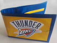 Oklahoma City Thunder NBA Basketball Bi-Fold Duct Tape Wallet handmade duck