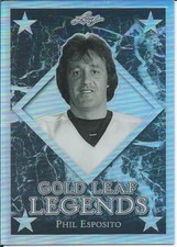 2017-18 Leaf Hockey Cards PHIL ESPOSITO #GLL-22 Gold Leaf Legends Base