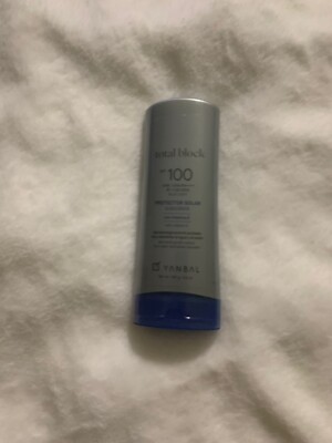 Total block SPF 100 Sunscreen with vitamin E Blue light by YANBAL 4.9 oz