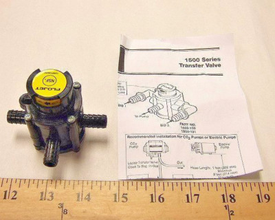 Flojet, Transfer Valve, VALVE,TRANSFER,14/18 IN-HG EPDM, Flojet#  01500030A