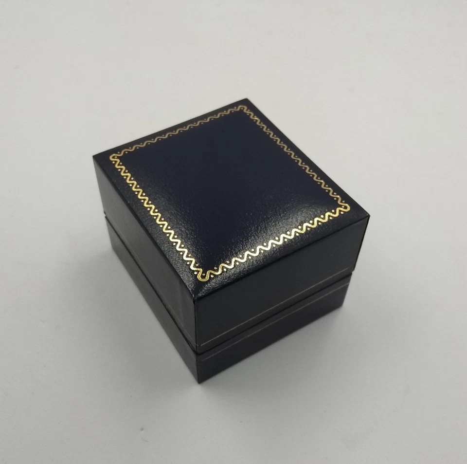Colgante oro blanco 18k 750 m. Reversible, 2 lados: zafiros azules y circonitas - Imagen 4 de 4