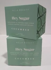 2 x NCLA Beauty Hey, Sugar All Natural Cucumber Body Scrub Expired 05/24