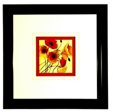 SHIRLEY NOVAK Pumpkin Poppies Floral Print (18