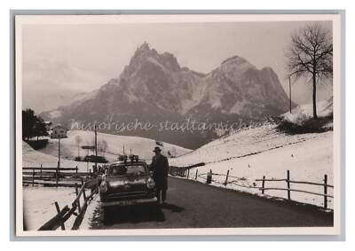 Winter Trip Dolomites with Ford Taunus-Alpe di Siusi near Bolzano - Photo 1950s