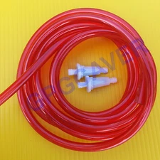 Go Cart Kart Racing Clone OHV 6ft RED fuel line hose and two inline filter kit