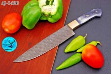 CUSTOM HANDMADE FORGED DAMASCUS STEEL CHEF KNIFE KITCHEN KNIFE  1426