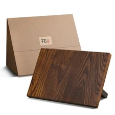 TURWHO Ash Wood Magnetic Knife Block Rack Kitchen Chef Cook Knife Storage Holder