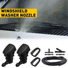 Front Windshield Washer Nozzle Hose Kit for Jeep Grand Cherokee 2005-2018