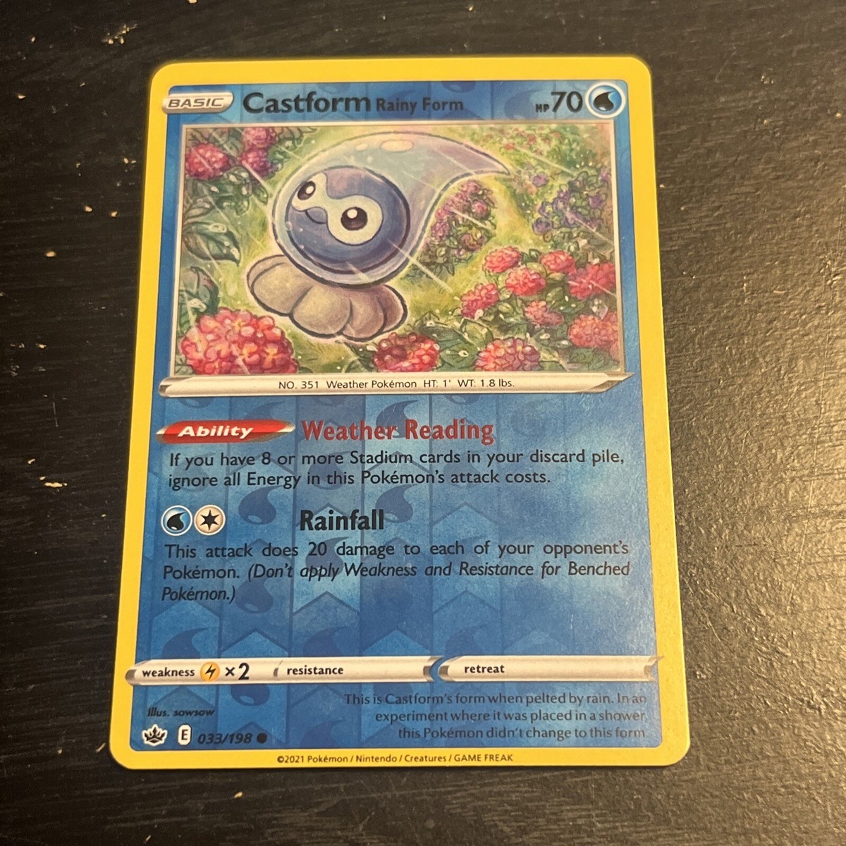 Castform Reverse Holo Pokemon TCG Card 033/198 | eBay Castform Reverse Holo Pokemon TCG Card 033/198 | eBay