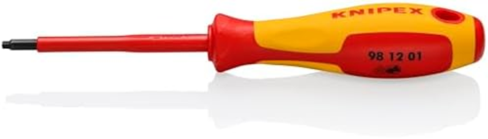 KNIPEX Tools 98 12 01 R1 - Cacciavite a testa quadrata, 8 1/8", isolato 1000 V