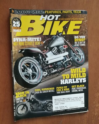 Hot Bike Harley-Davidson Magazine Volumen 40 Number 8 J | eBay