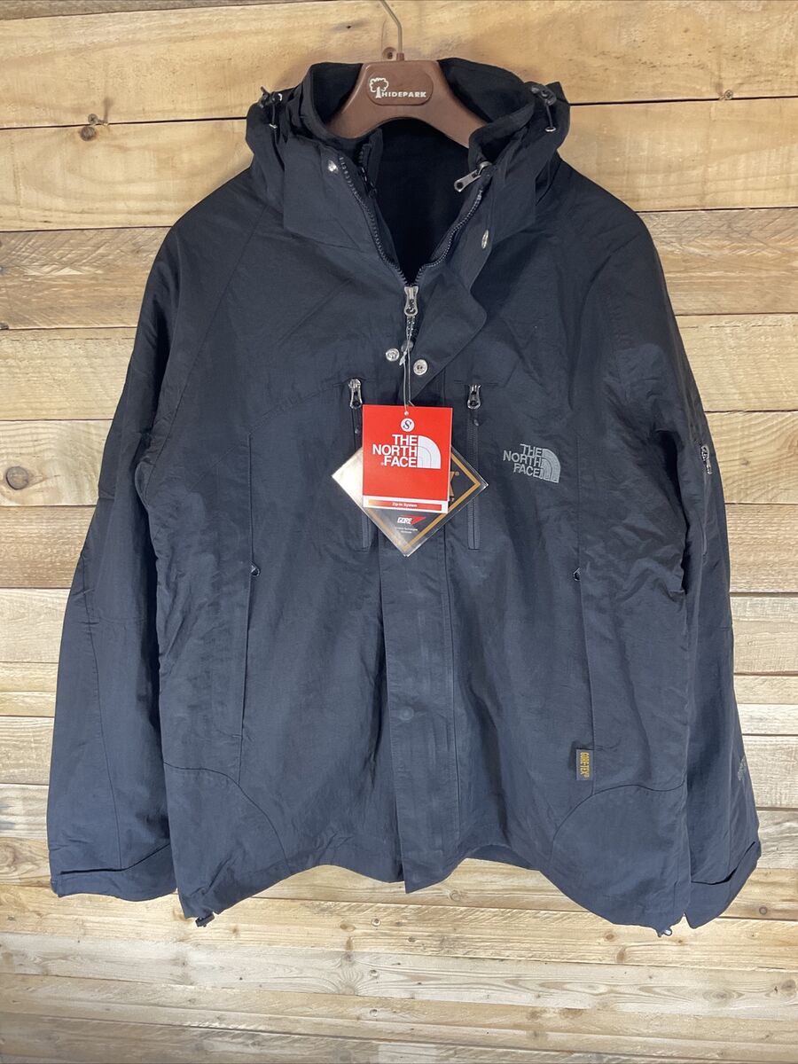 THE NORTH FACE SUMMIT SERIES GORE-TEX 2 IN 1 JACKET SIZE S BLACK