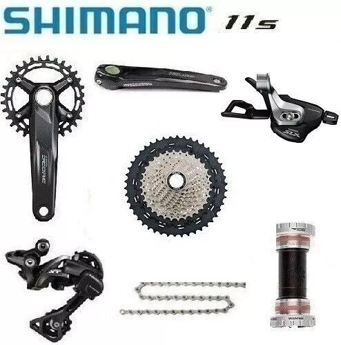 Shimano SLX M7000 1x11 Speed MTB Groupset SL-I-Spec-B RD-M8000 M5100 Crank 46T