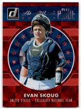 2017 Donruss American Pride Red Evan Skoug 096/149 USA #AP-19
