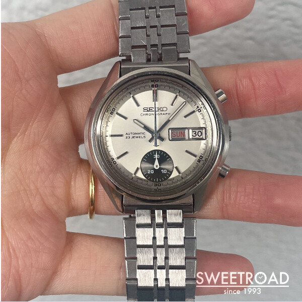 Seiko Chronograph 7018-7000 Vintage ST.Steel 23 Jewels