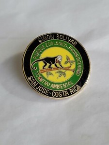 Simon Bolivar National Zoo & Botanical Gardens Lapel Pin San Jose - Costa Rica
