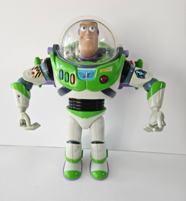 Disney Pixar Toy Story Buzz Lightyear 12  Figure Toy Lights Sound Talking tested