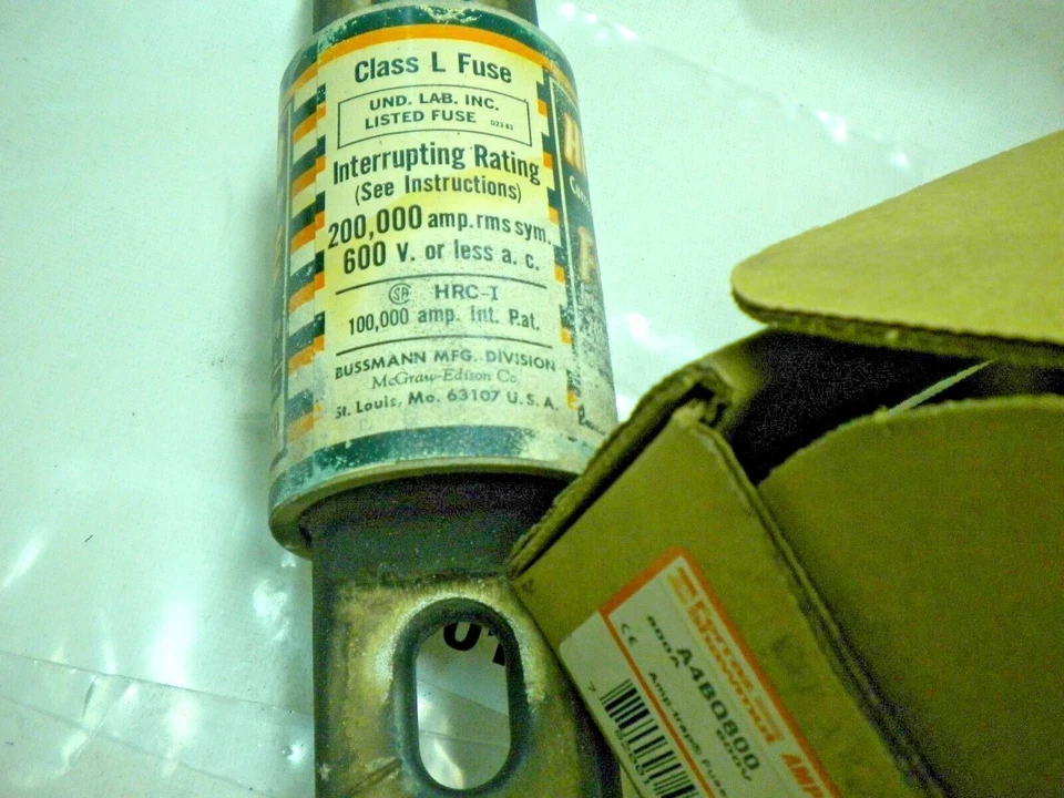 Fusible Ferraz Shawmut 800A 600V A4BQ800 Foto 3 de 3