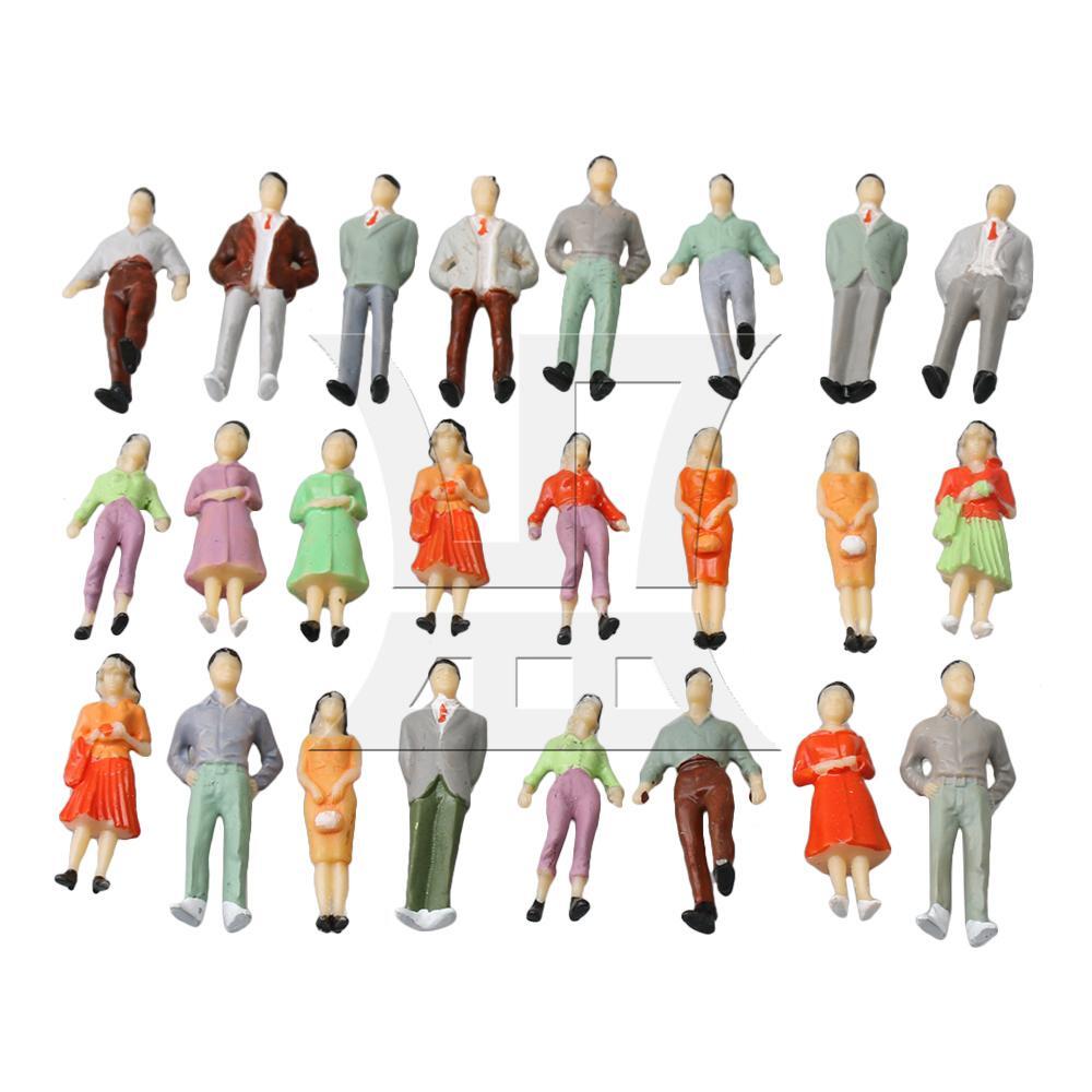 DAZZLEEX Model figures, 50 pieces scale plastic models 1 DAZZLEEX Model figures, 50 pieces scale plastic models 1